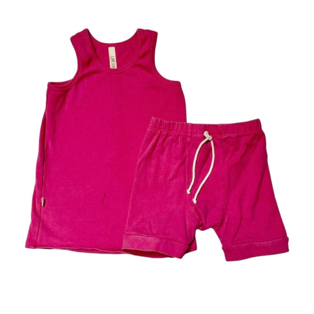 Childhoods Rib Knit Tanks and Shorts Set Size 8/9